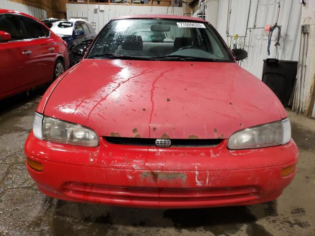 1Y1SK5267TZ009646 - 1996 GEO PRIZM BASE RED photo 5