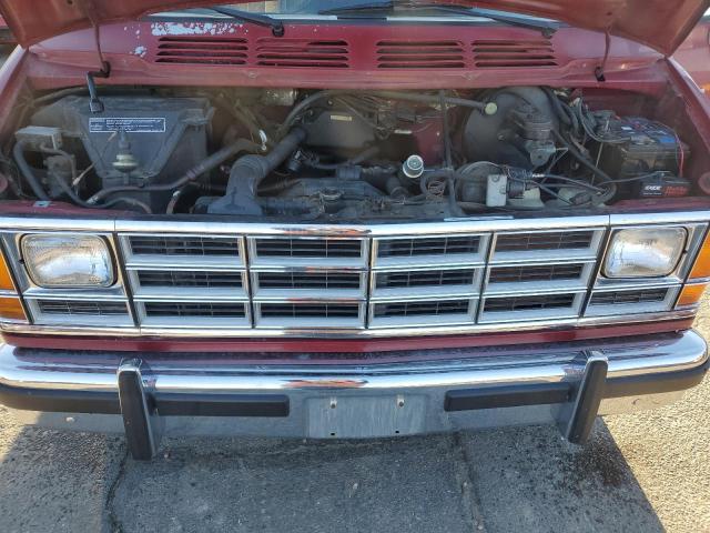 2B6HB23YXJK180957 - 1988 DODGE RAM VAN B250 RED photo 12