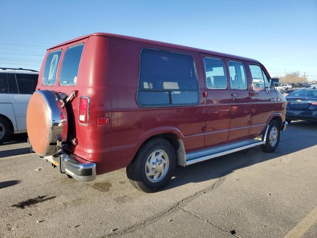 2B6HB23YXJK180957 - 1988 DODGE RAM VAN B250 RED photo 3