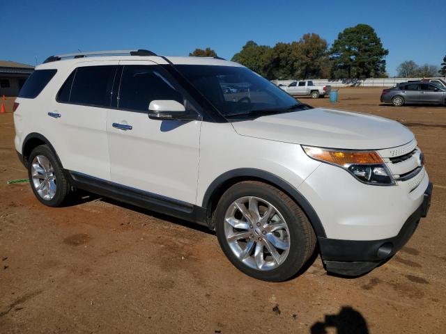 1FM5K7F88EGB52107 - 2014 FORD EXPLORER LIMITED WHITE photo 4