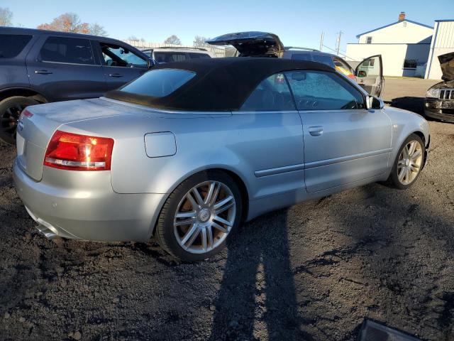 WUARL48H57K900748 - 2007 AUDI S4 QUATTRO CABRIOLET SILVER photo 3