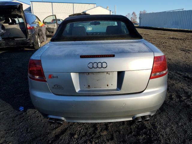 WUARL48H57K900748 - 2007 AUDI S4 QUATTRO CABRIOLET SILVER photo 6