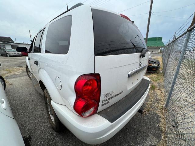 1D4HB48D75F509540 - 2005 DODGE DURANGO SLT WHITE photo 3