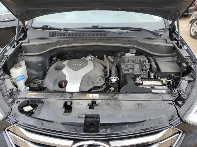 5XYZWDLA4GG317141 - 2016 HYUNDAI SANTA FE S GRAY photo 12