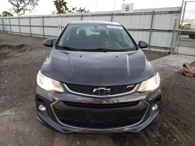 1G1JD6SB4J4122356 - 2018 CHEVROLET SONIC LT GRAY photo 5