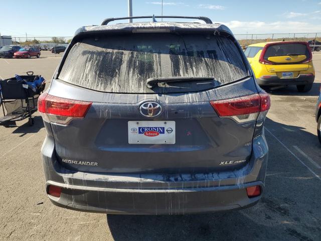 5TDJZRFH5JS846571 - 2018 TOYOTA HIGHLANDER SE BLUE photo 6