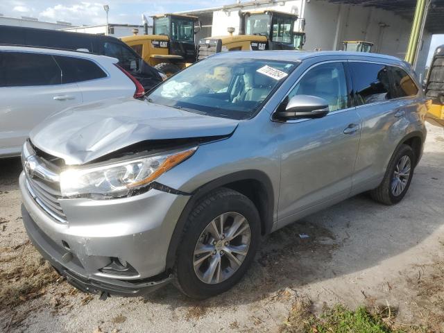 5TDKKRFH8FS080237 - 2015 TOYOTA HIGHLANDER XLE Gümüş foto 1