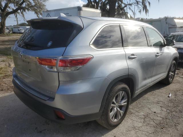5TDKKRFH8FS080237 - 2015 TOYOTA HIGHLANDER XLE Gümüş foto 3