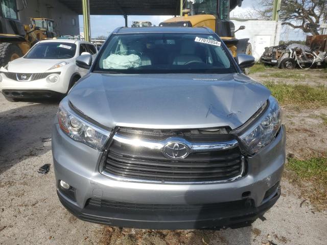 5TDKKRFH8FS080237 - 2015 TOYOTA HIGHLANDER XLE Gümüş foto 5