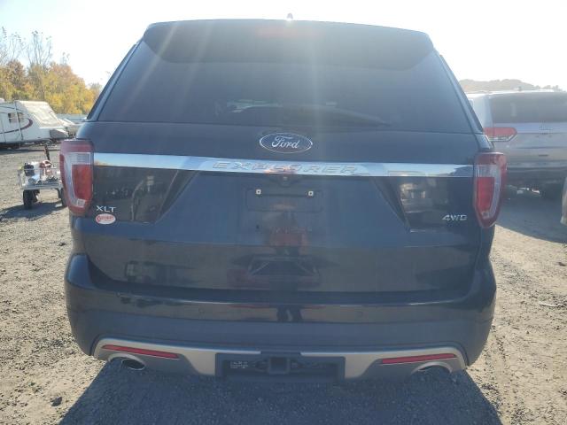 1FM5K8D81GGC51105 - 2016 FORD EXPLORER XLT BLACK photo 6