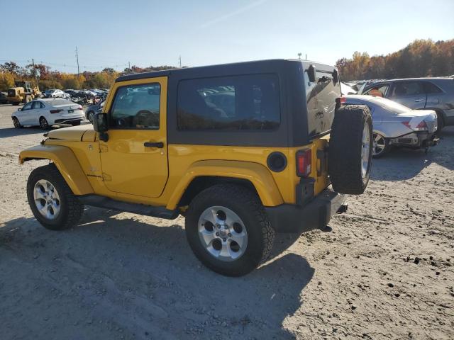 1C4AJWBG1FL736886 - 2015 JEEP WRANGLER SAHARA YELLOW photo 2
