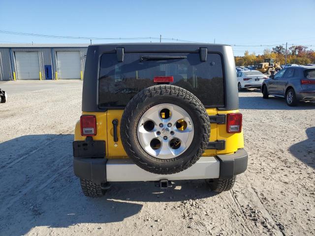 1C4AJWBG1FL736886 - 2015 JEEP WRANGLER SAHARA YELLOW photo 6