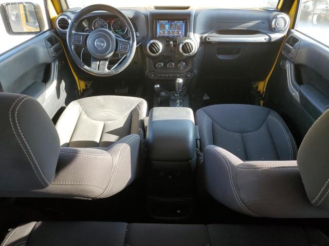1C4AJWBG1FL736886 - 2015 JEEP WRANGLER SAHARA YELLOW photo 8