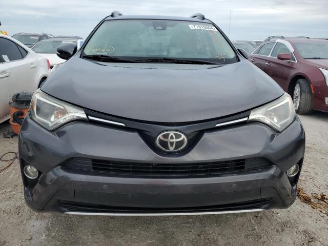 JTMWFREV8JJ722832 - 2018 TOYOTA RAV4 ADVENTURE GRAY photo 5