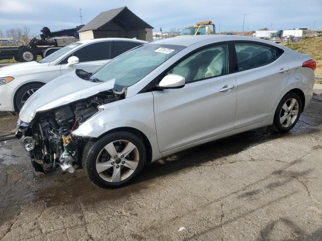 5NPDH4AEXDH308328 - 2013 HYUNDAI ELANTRA GLS SILVER photo 1