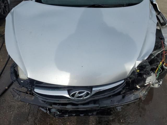 5NPDH4AEXDH308328 - 2013 HYUNDAI ELANTRA GLS SILVER photo 11