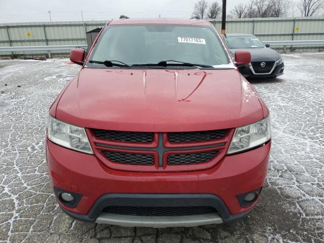 3C4PDCBG3CT230069 - 2012 DODGE JOURNEY SXT RED photo 5