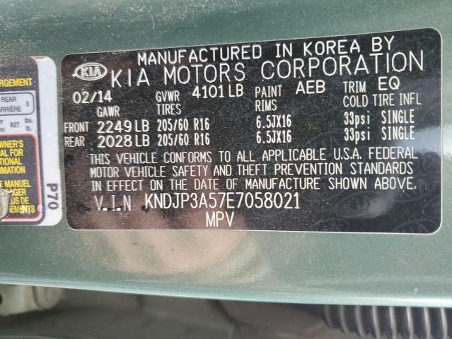 KNDJP3A57E7058021 - 2014 KIA SOUL + GREEN photo 13