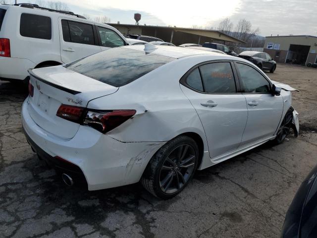 19UUB2F68JA008637 - 2018 ACURA TLX TECH+A WHITE photo 3