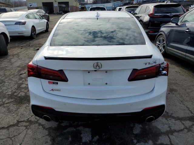 19UUB2F68JA008637 - 2018 ACURA TLX TECH+A WHITE photo 6