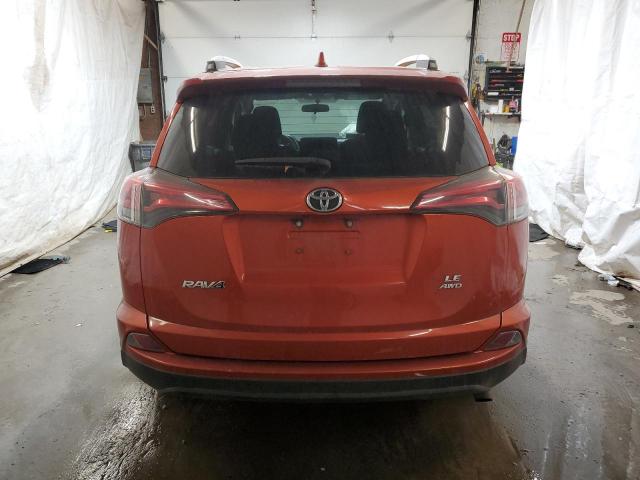 2T3BFREV6GW420058 - 2016 TOYOTA RAV4 LE ORANGE photo 6