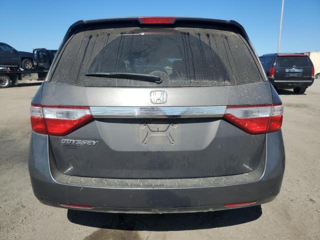 5FNRL5H60CB139605 - 2012 HONDA ODYSSEY EXL GRAY photo 6