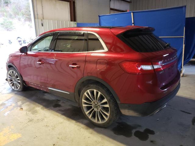 2LMPJ8LR6GBL35714 - 2016 LINCOLN MKX RESERVE RED photo 2