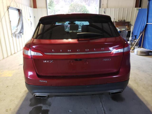 2LMPJ8LR6GBL35714 - 2016 LINCOLN MKX RESERVE RED photo 6