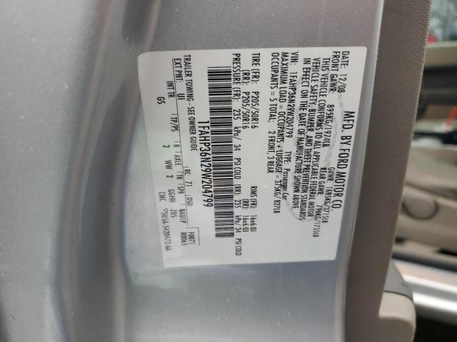 1FAHP36N29W204799 - 2009 FORD FOCUS SES GRAY photo 12