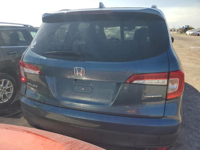 5FNYF5H22NB003690 - 2022 HONDA PILOT SE TEAL photo 6