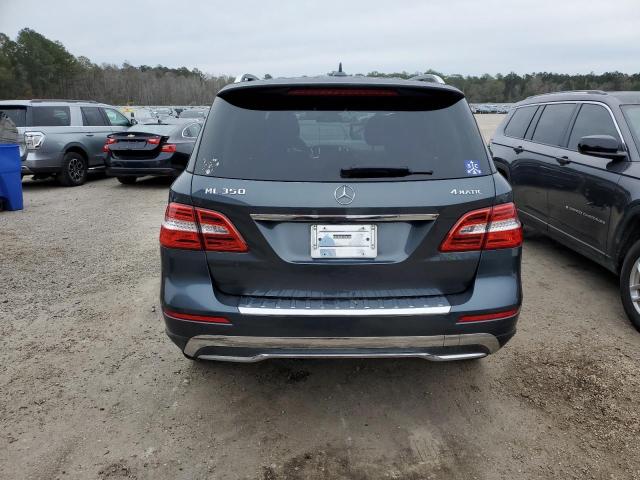 4JGDA5HBXCA034846 - 2012 MERCEDES-BENZ ML 350 4MATIC GRAY photo 6