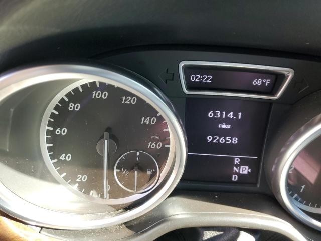 4JGDA5HBXCA034846 - 2012 MERCEDES-BENZ ML 350 4MATIC GRAY photo 9