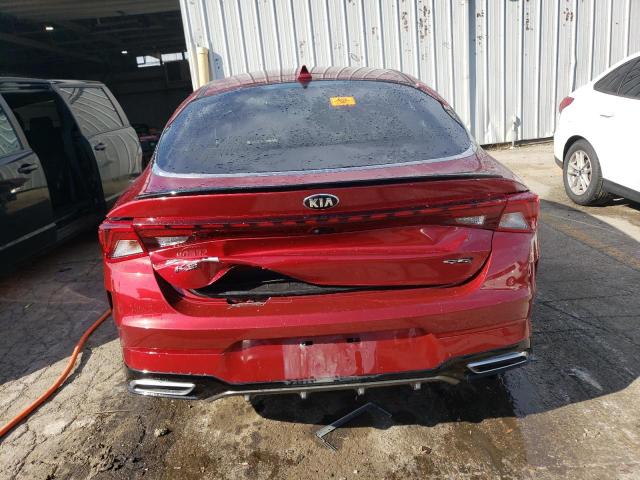 5XXG64J29MG021907 - 2021 KIA K5 GT LINE RED photo 6