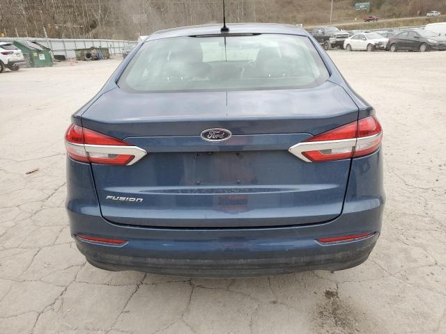 3FA6P0G78KR249406 - 2019 FORD FUSION S BLUE photo 6