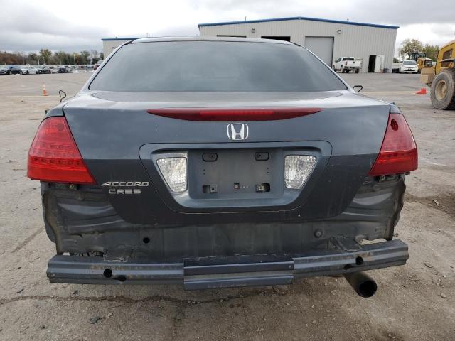 1HGCM56487A042785 - 2007 HONDA ACCORD LX GRAY photo 6