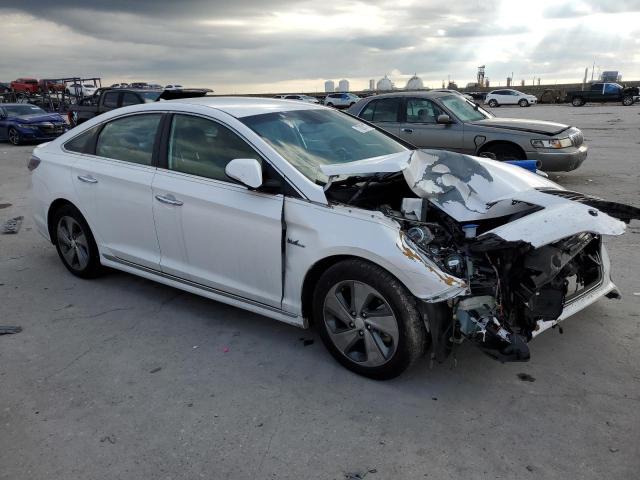 KMHE34L19GA015766 - 2016 HYUNDAI SONATA HYBRID WHITE photo 4