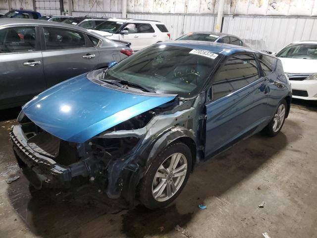 JHMZF1D63BS006102 - 2011 HONDA CR-Z EX BLUE photo 1