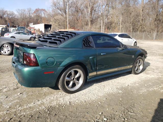 1FAFP40402F159882 - 2002 FORD MUSTANG GREEN photo 3