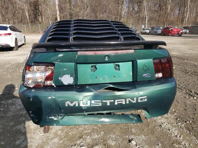 1FAFP40402F159882 - 2002 FORD MUSTANG GREEN photo 6