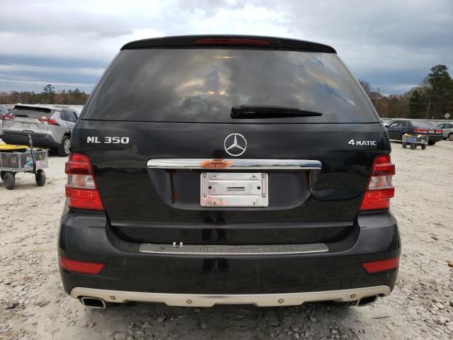 4JGBB8GB7AA613202 - 2010 MERCEDES-BENZ ML 350 4MATIC BLACK photo 6