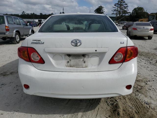 JTDBU4EE9AJ079480 - 2010 TOYOTA COROLLA BASE WHITE photo 6