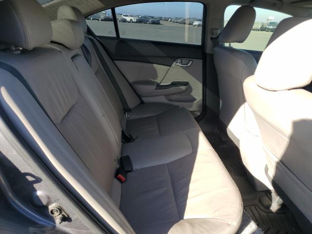 2HGFB2F96FH514110 - 2015 HONDA CIVIC EXL ვერცხლისფერი ფოტო 10