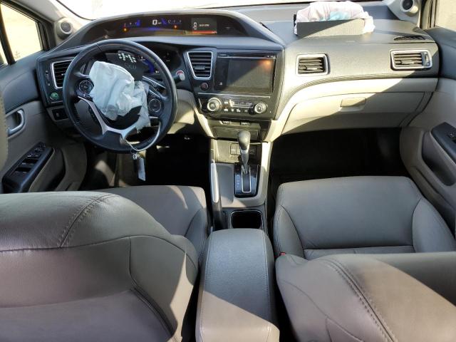 2HGFB2F96FH514110 - 2015 HONDA CIVIC EXL ვერცხლისფერი ფოტო 8