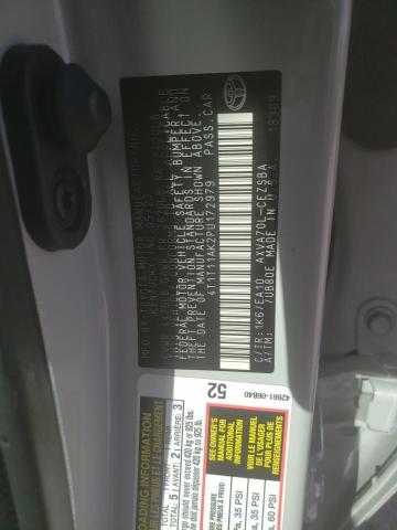 4T1T11AK2PU172979 - 2023 TOYOTA CAMRY SE NIGHT SHADE WHITE photo 12