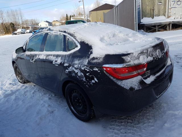 1G4PN5SK3E4156881 - 2014 BUICK VERANO BLACK photo 2