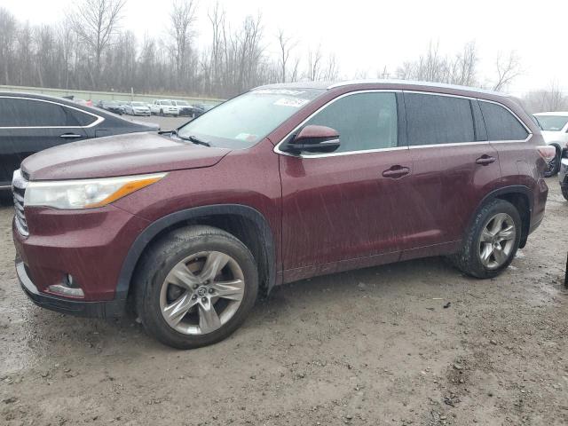 2016 TOYOTA HIGHLANDER LIMITED, 