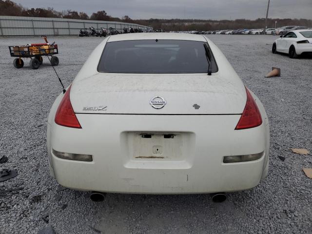 JN1AZ34D06M306452 - 2006 NISSAN 350Z COUPE WHITE photo 6