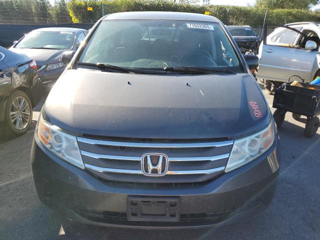 5FNRL5H44DB053522 - 2013 HONDA ODYSSEY EX GRAY photo 5