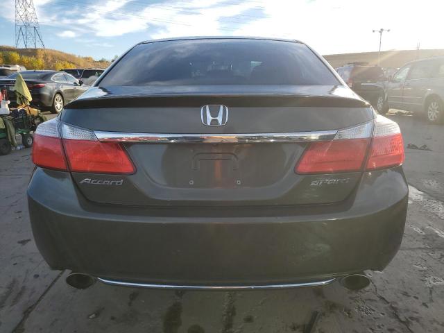 1HGCR2F55EA019583 - 2014 HONDA ACCORD SPORT GRAY photo 6