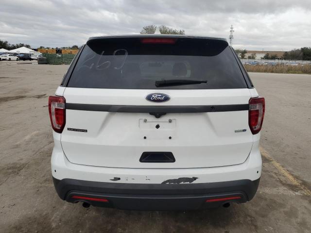 1FM5K8AR4HGD60334 - 2017 FORD EXPLORER POLICE INTERCEPTOR WHITE photo 6